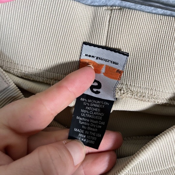 Kerrits Equestrian Pants Breeches S Beige Bootcut Full Seat Riding Tight NWT - Picture 10 of 16